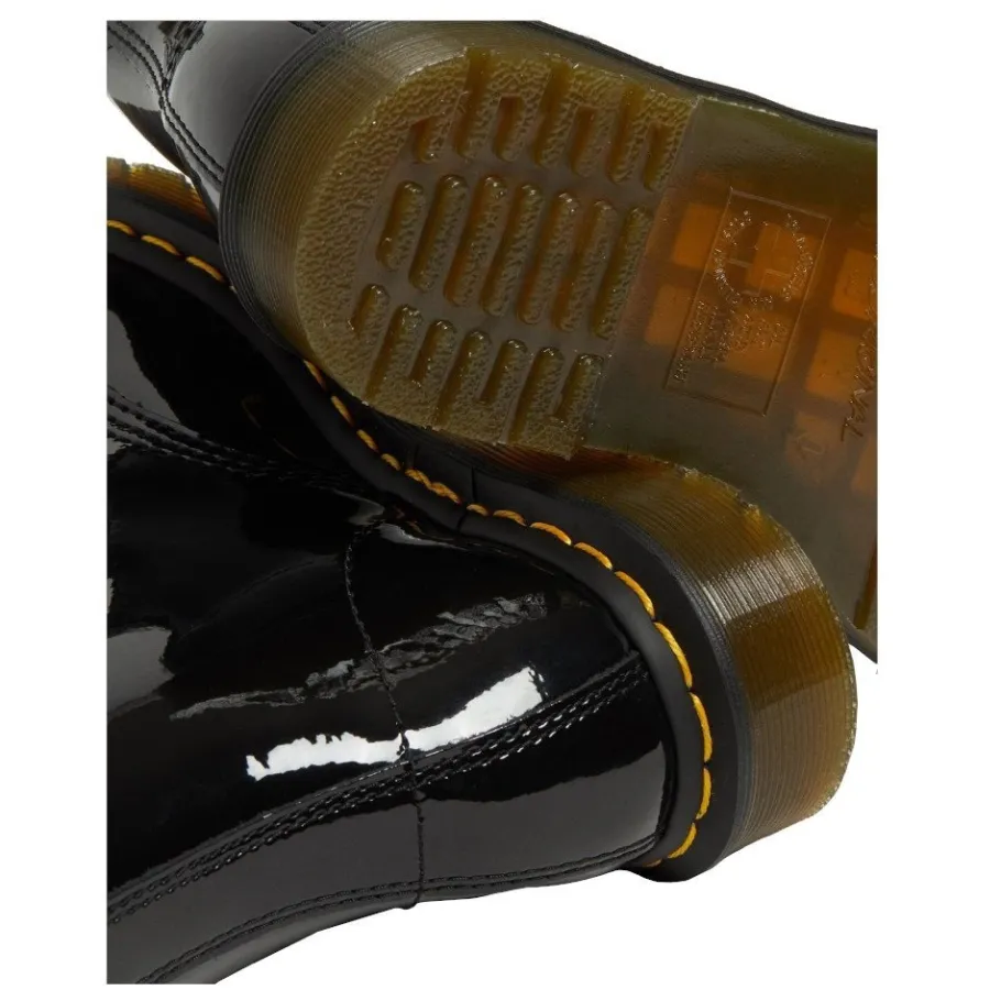 Online Buty Dr. Martens 1460 W Black Patent Lamper 11821011 Damskie Botki