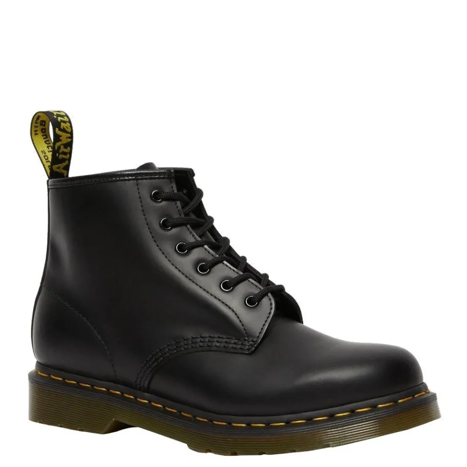 Best Buty Dr. Martens 101 YS Black Smooth 26230001 Damskie Botki|Botki