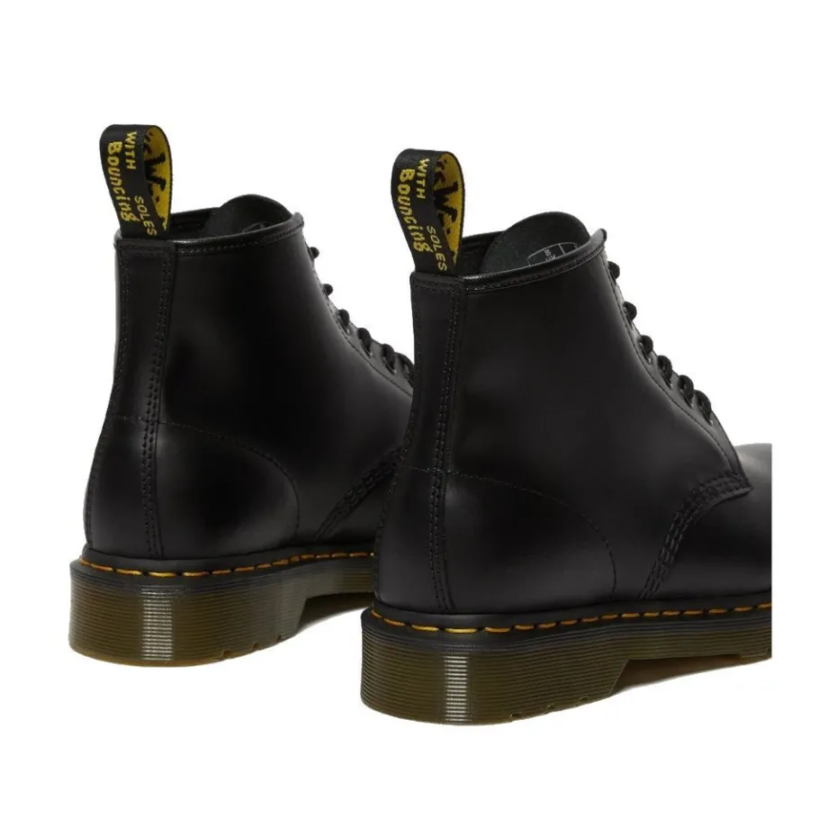 Best Buty Dr. Martens 101 YS Black Smooth 26230001 Damskie Botki|Botki