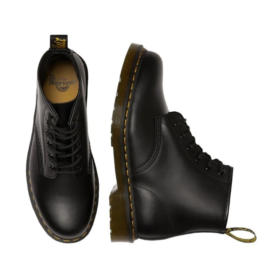 Best Buty Dr. Martens 101 YS Black Smooth 26230001 Damskie Botki|Botki