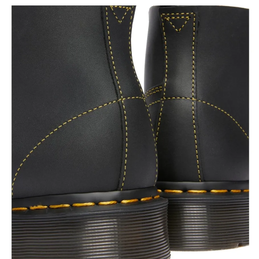 Clearance Buty Dr. Martens CHURCH MONKEY BOOTS Black Greasy 41089001 Damskie Botki|Botki
