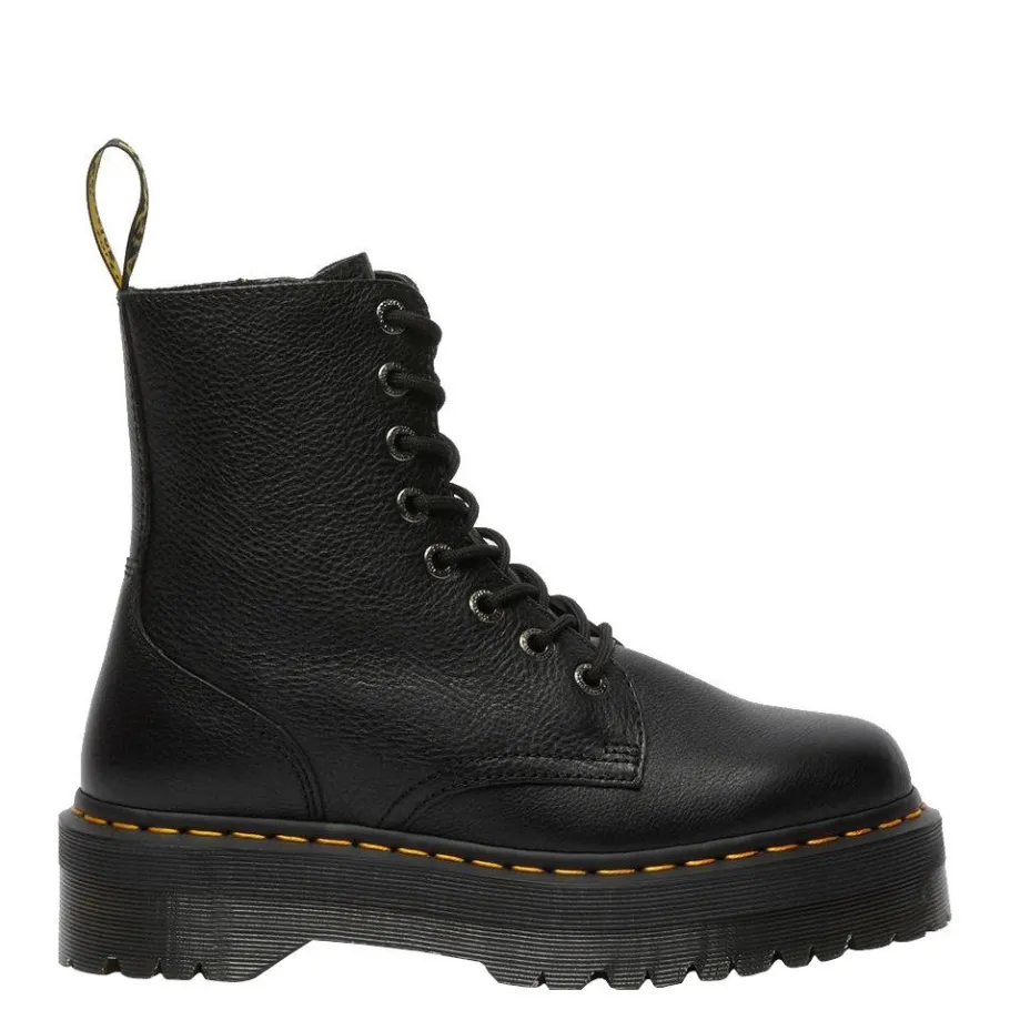 Best Buty Dr. Martens JADON Black Pisa 26378001 Damskie Glany|Glany
