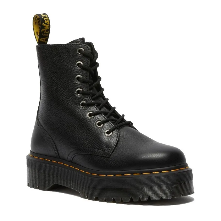 Best Buty Dr. Martens JADON Black Pisa 26378001 Damskie Glany|Glany