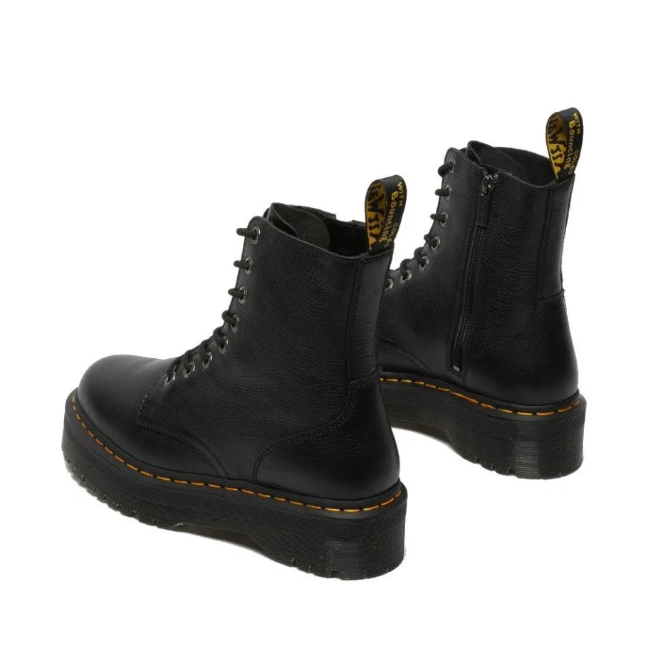 Best Buty Dr. Martens JADON Black Pisa 26378001 Damskie Glany|Glany
