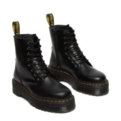 Online Buty Dr. Martens JADON Black Smooth Polished 15265001 Damskie Glany|Glany