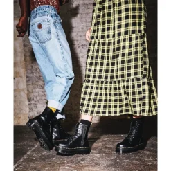 Online Buty Dr. Martens JADON Black Smooth Polished 15265001 Damskie Glany|Glany