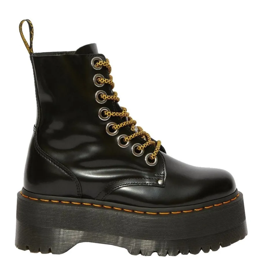 Best Buty Dr. Martens JADON MAX PLATFORM Black Buttero 25566001 Damskie Glany