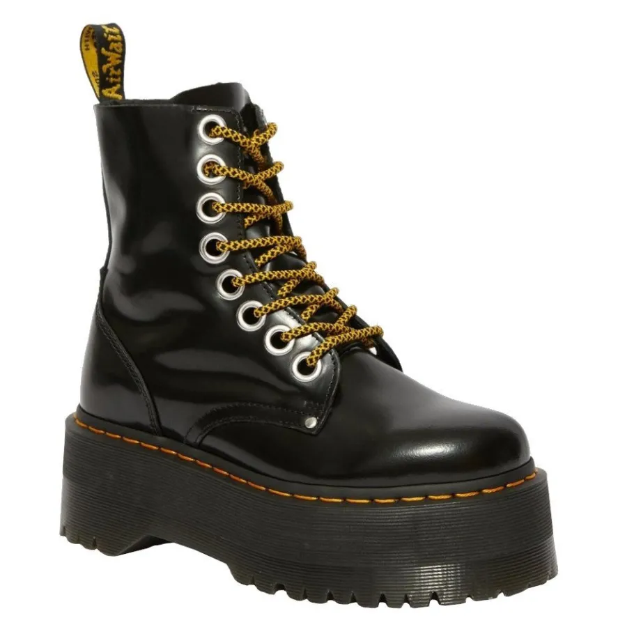 Best Buty Dr. Martens JADON MAX PLATFORM Black Buttero 25566001 Damskie Glany