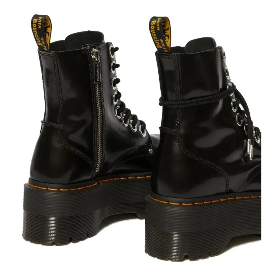 Best Buty Dr. Martens JADON MAX PLATFORM Black Buttero 25566001 Damskie Glany