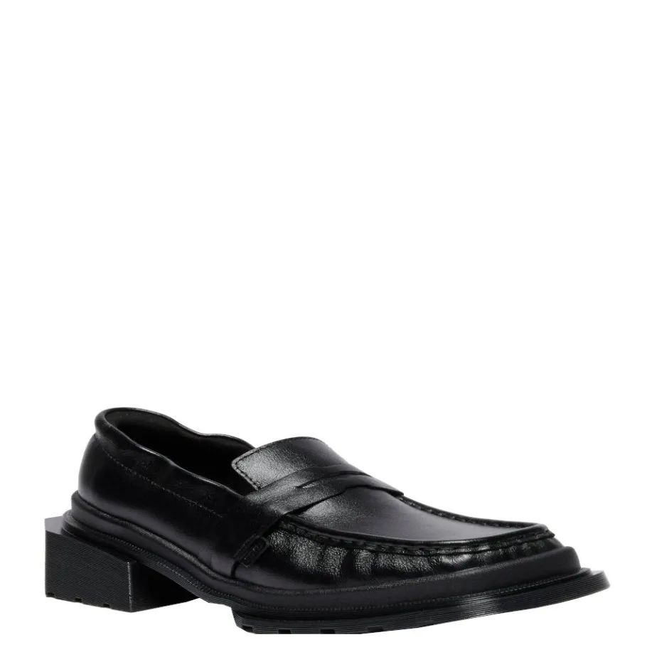 Sale Buty Dr. Martens Maybole Loafer Black Milled Gloss 42063001 Damskie Półbuty