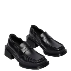 Sale Buty Dr. Martens Maybole Loafer Black Milled Gloss 42063001 Damskie Półbuty