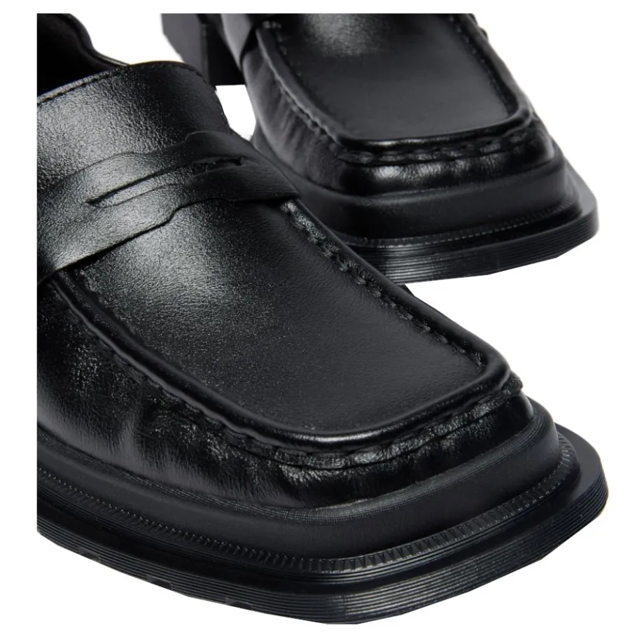Sale Buty Dr. Martens Maybole Loafer Black Milled Gloss 42063001 Damskie Półbuty