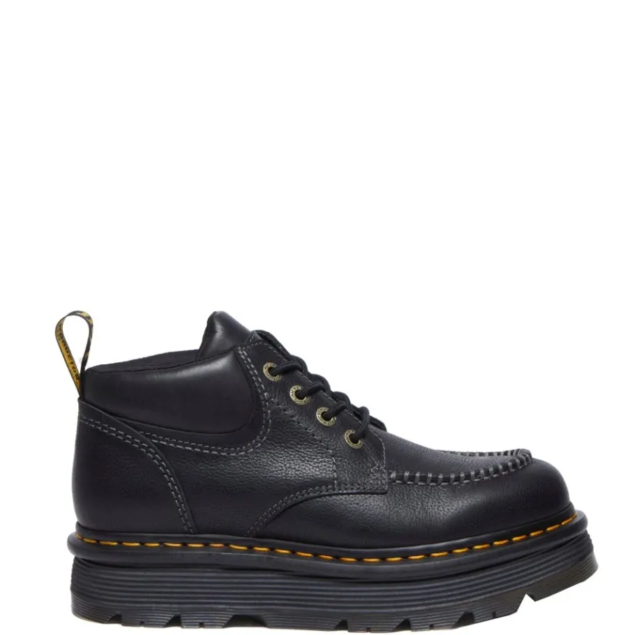 Outlet Buty Dr. Martens ZEBZAG 4 Black Rustique+Blizzard WP 41119001 Damskie Botki|Botki