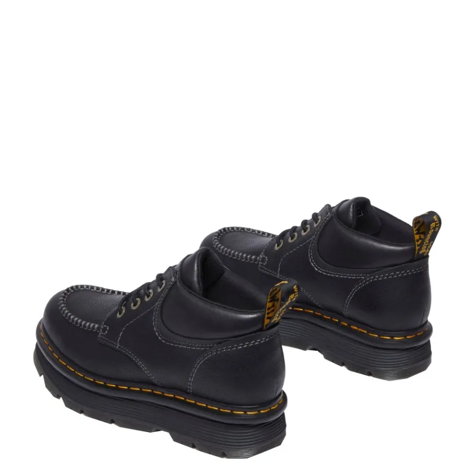 Outlet Buty Dr. Martens ZEBZAG 4 Black Rustique+Blizzard WP 41119001 Damskie Botki|Botki