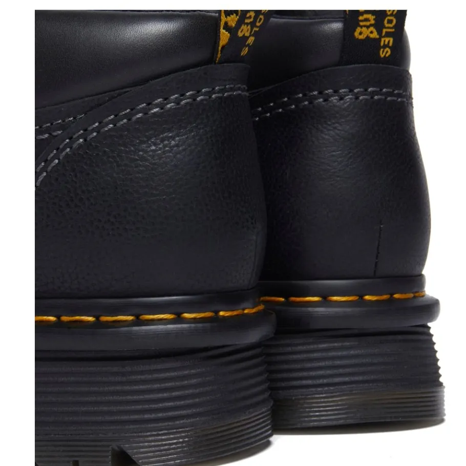Outlet Buty Dr. Martens ZEBZAG 4 Black Rustique+Blizzard WP 41119001 Damskie Botki|Botki