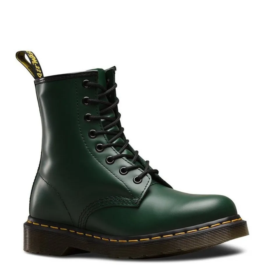 Sale Buty Dr.Martens 1460 Green Smooth 11822207 Damskie Botki|Botki