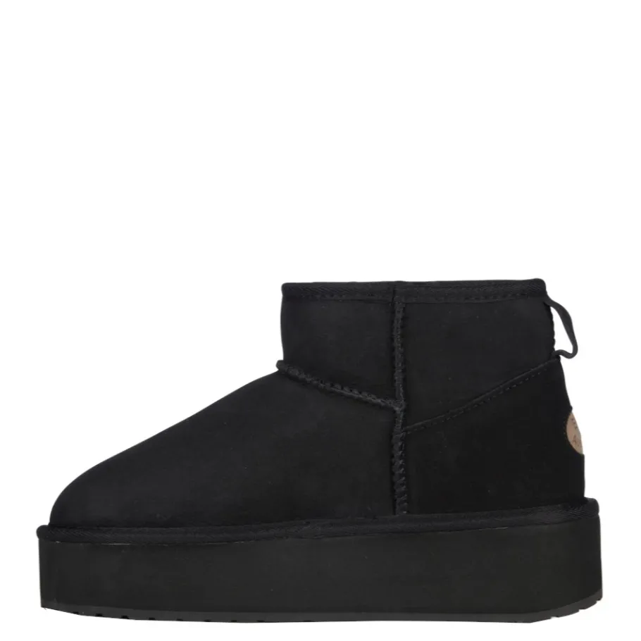 Sale Buty Emu AUSTRALIA STINGER MICRO Flatform Black W13082 Ocieplane Damskie Botki