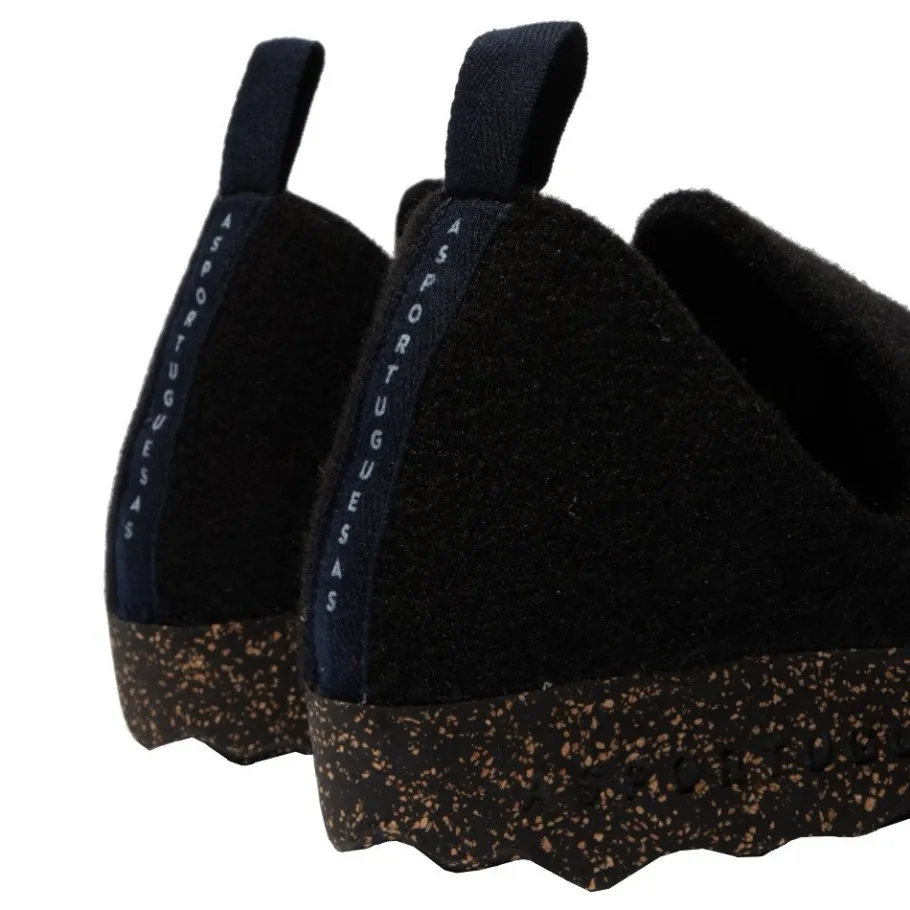 Best Buty męskie Asportuguesas CITY M czarny P018058000 Męskie Półbuty