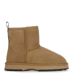 Best Buty śniegowce Emu AUSTRALIA SHARKY Mini skórzane brązowy W12434 Ocieplane Damskie Botki