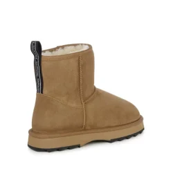 Best Buty śniegowce Emu AUSTRALIA SHARKY Mini skórzane brązowy W12434 Ocieplane Damskie Botki