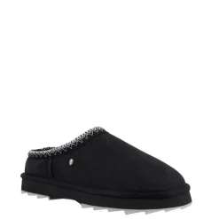 Outlet Buty śniegowce Emu AUSTRALIA SHARKY SCUFF skórzane czarny W13179 Damskie Półbuty