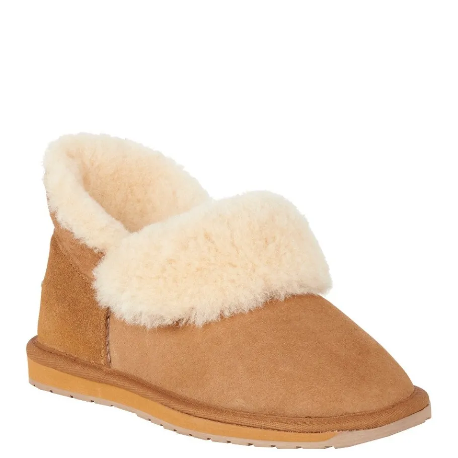 Online Buty śniegowce Emu AUSTRALIA PLATINUM MINTARO skórzane brązowy WP11850 Ocieplane Damskie Półbuty
