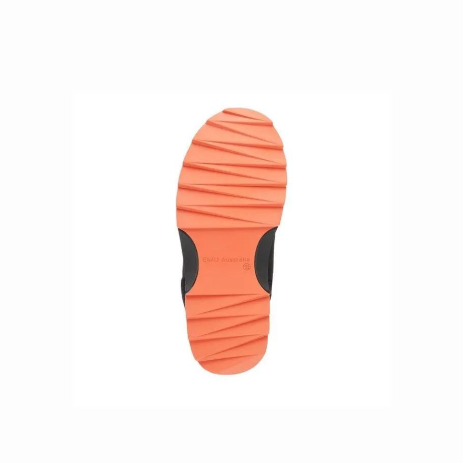 Sale Buty śniegowce Emu AUSTRALIA SHARKY Mini skórzane czarny W12434 Ocieplane Damskie Botki