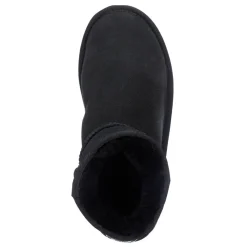 Sale Buty śniegowce Emu AUSTRALIA PLATINUM SLIM DARLING skórzane czarny WP11875 WATER RESISTANT Ocieplane Damskie Botki