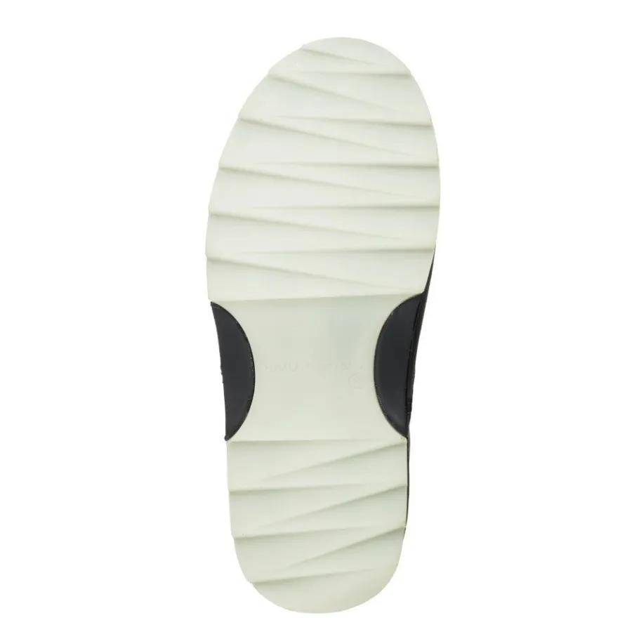 Clearance Buty śniegowce Emu AUSTRALIA SHARKY MICRO skórzane czarny W12548 Ocieplane Damskie Botki