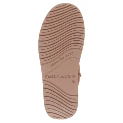 New Buty śniegowce Emu AUSTRALIA STINGER MICRO Flatform skórzane brązowy W13082 Ocieplane Damskie Botki