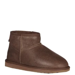 Clearance Buty śniegowce EMU AUSTRALIA STINGER MICRO AVIATOR skórzane brązowy Ocieplane Damskie Botki