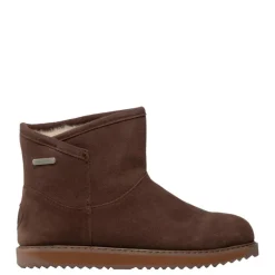 Online Buty śniegowce Emu AUSTRALIA DOFIDA MINI skórzane brązowy W12645 Ocieplane Damskie Botki