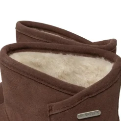 Online Buty śniegowce Emu AUSTRALIA DOFIDA MINI skórzane brązowy W12645 Ocieplane Damskie Botki