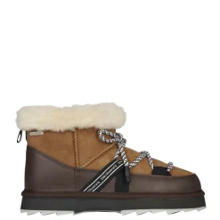 New Buty śniegowce Emu AUSTRALIA BLURRED MICRO skórzane brązowy W13129 WATER RESISTANT Ocieplane Damskie Botki