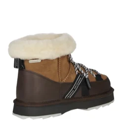 New Buty śniegowce Emu AUSTRALIA BLURRED MICRO skórzane brązowy W13129 WATER RESISTANT Ocieplane Damskie Botki