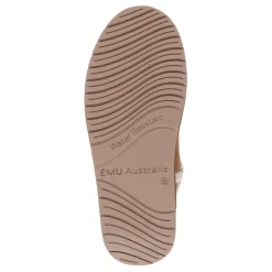 Clearance Buty śniegowce Emu AUSTRALIA STINGER KNIT Flatform skórzane brązowy W13143 Ocieplane Damskie Botki
