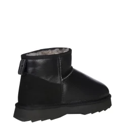 Discount Buty śniegowce Emu AUSTRALIA SHARKY MICRO skórzane czarny W13154 Ocieplane Damskie Botki