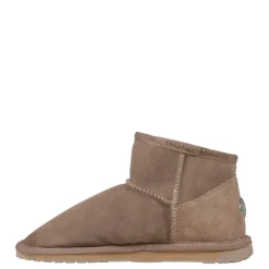 Discount Buty śniegowce Emu AUSTRALIA PLATINUM SLIM DARLING skórzane brązowy WP11875 WATER RESISTANT Ocieplane Damskie Botki