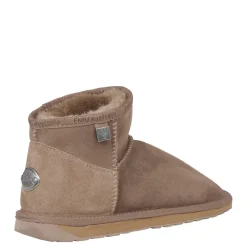 Discount Buty śniegowce Emu AUSTRALIA PLATINUM SLIM DARLING skórzane brązowy WP11875 WATER RESISTANT Ocieplane Damskie Botki