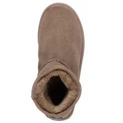 Discount Buty śniegowce Emu AUSTRALIA PLATINUM SLIM DARLING skórzane brązowy WP11875 WATER RESISTANT Ocieplane Damskie Botki