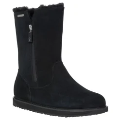 Sale Buty śniegowce Emu AUSTRALIA GRAVELLY 2.0 skórzane czarny W12985 Ocieplane Damskie Botki