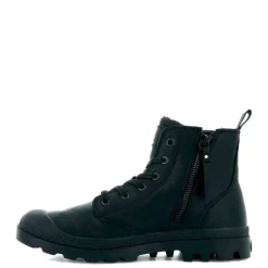 Clearance Buty Palladium PAMPA ZIP LEATHER ESS skórzane czarny 76888-008 Damskie Trapery|Trapery