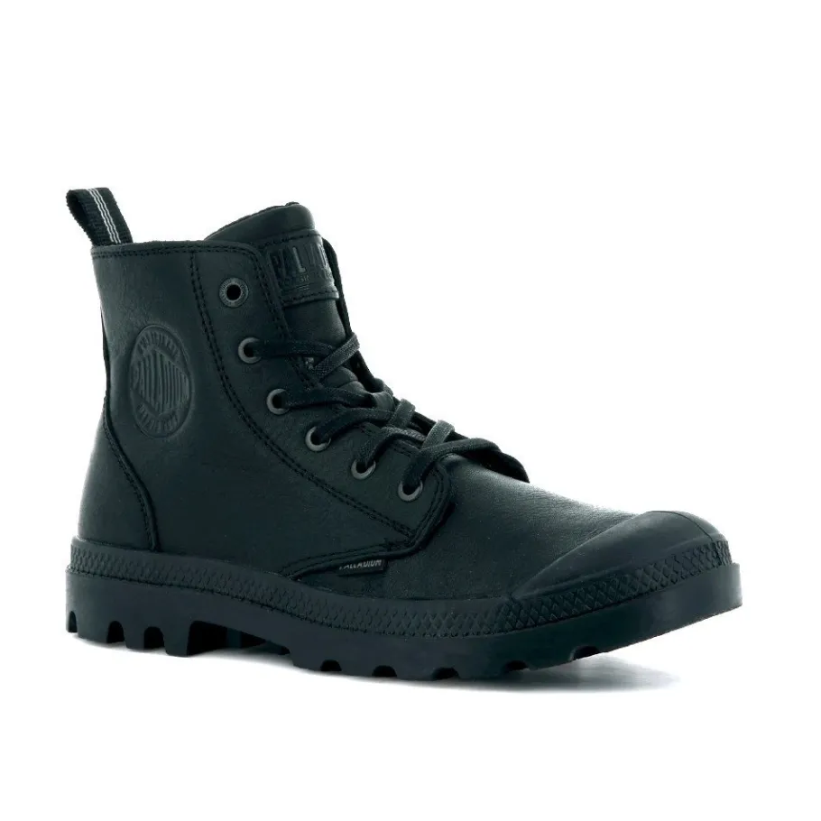 Clearance Buty Palladium PAMPA ZIP LEATHER ESS skórzane czarny 76888-008 Damskie Trapery|Trapery