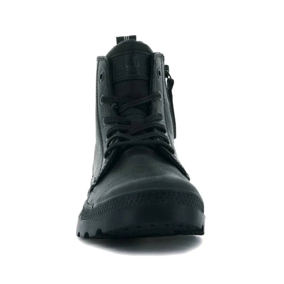 Clearance Buty Palladium PAMPA ZIP LEATHER ESS skórzane czarny 76888-008 Damskie Trapery|Trapery
