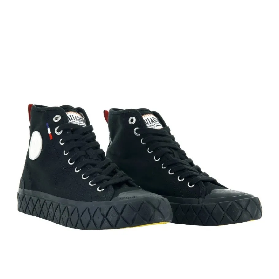 New Buty Palladium PALLA ACE CANVAS MID czarny 77015-008 Damskie Vegan|Vegan