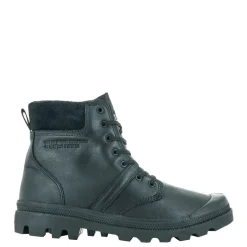Hot Buty Palladium PALLABROUSSE CUFF WATERPROOF+ skórzane czarny 77982-001 Damskie Trampki|Trampki