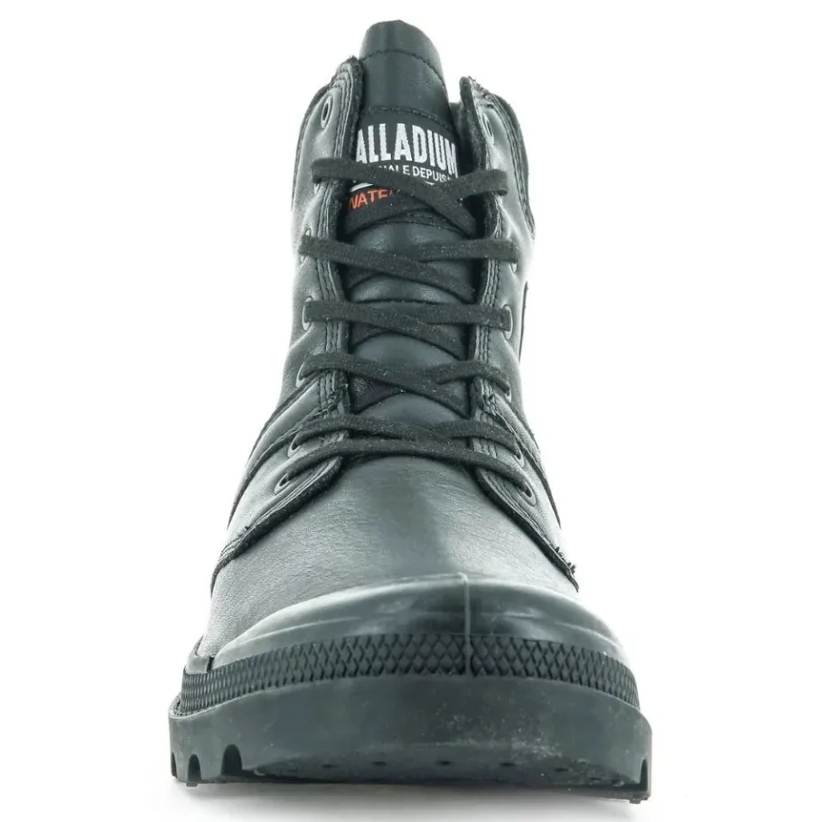 Hot Buty Palladium PALLABROUSSE CUFF WATERPROOF+ skórzane czarny 77982-001 Damskie Trampki|Trampki