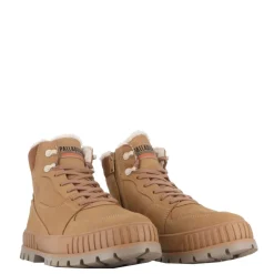 Discount Buty Palladium PALLASHOCK WARM WP skórzane brązowy 74351-252 Damskie Trapery|Trapery