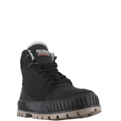 Best Buty Palladium PALLASHOCK WARM WP skórzane czarny 74351-008 Damskie Trampki|Trampki