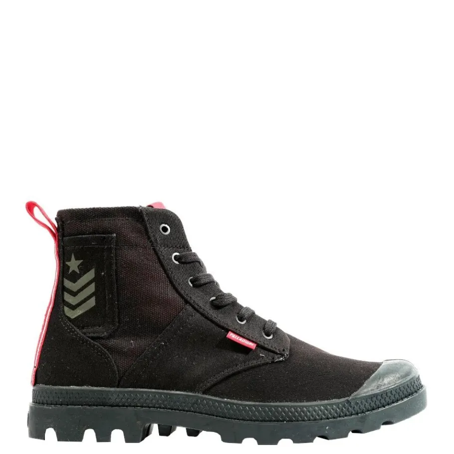 New Buty Palladium PAMPA Hi czarny 78583-008 Damskie Trampki|Trampki